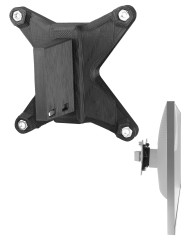 VESA Adapter kompatibel mit HP Omen Gaming Monitor (X25, X25f) - 75x75mm