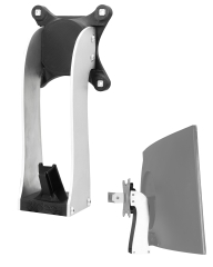 VESA Adapter kompatibel mit Samsung Monitor (C24RG50FQU ,24CRG50, LC24RG5, LC24RG50) - 75x75 mm