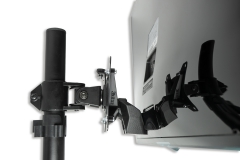 VESA Adapter kompatibel mit Samsung Monitor (S19C300B, S22D391H, S27D391H & weitere) - 75x75mm