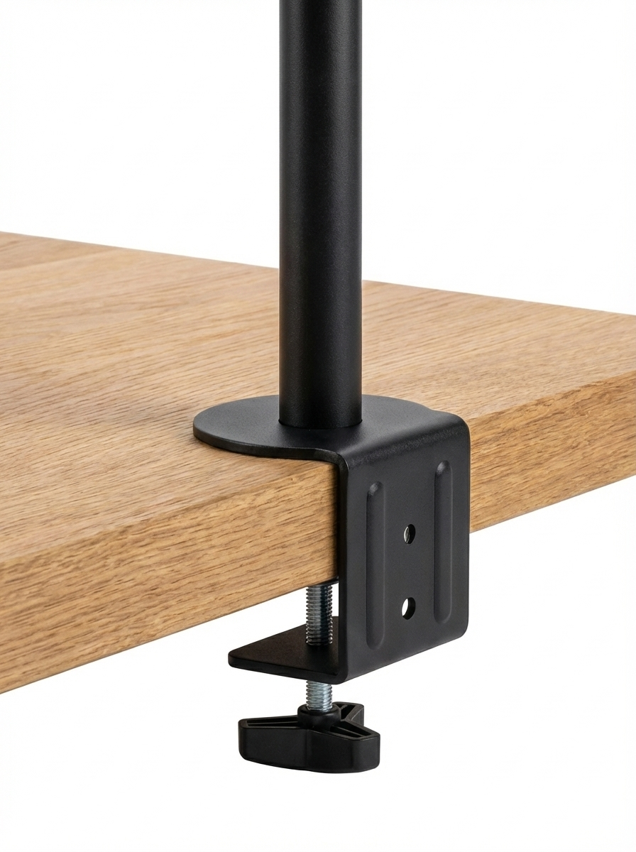 Clamp mounting for monitor holder