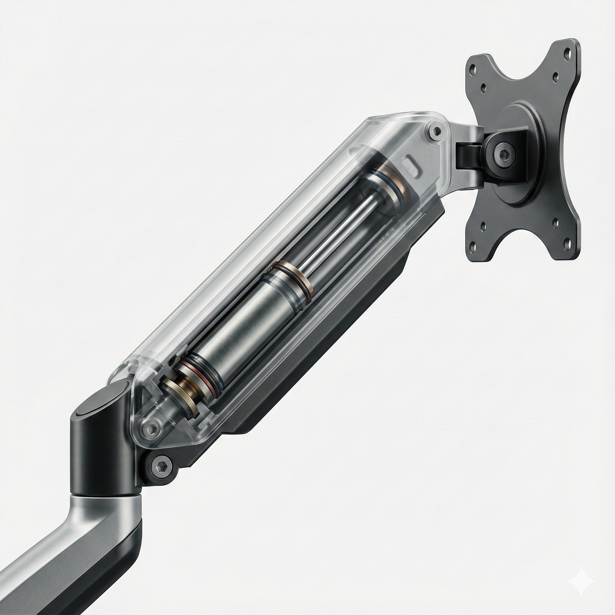 Technische Schnittdarstellung Gasdruckfeder